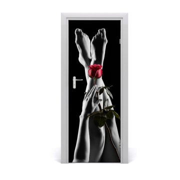 tulup.si Tapete na vratih Rose in noge