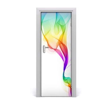 tulup.si Nalepka na vratih Barva abstrakcija