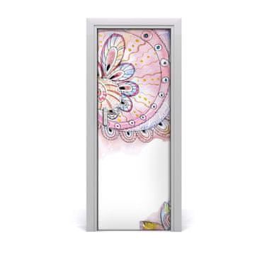 tulup.si Nalepka na vratih Abstraktni vzorec