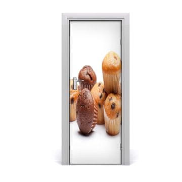 tulup.si Samolepilni tapete na vratih Cupcakes