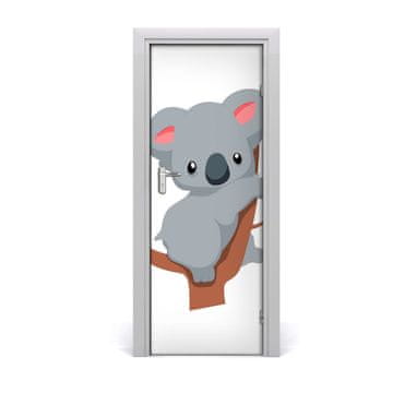 tulup.si Nalepka na vratih Panda na drevesu