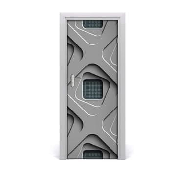 tulup.si Nalepka na vratih 3d abstrakcija