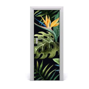 tulup.si Samolepilni tapete na vratih Hawaiian vzorec