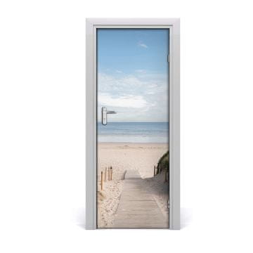 tulup.si Samolepilni tapete na vratih Pot do plaže