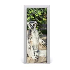 tulup.si Nalepka na vratih Lemur 85x205 cm