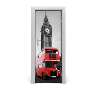 tulup.si Tapete na vratih London z avtobusom