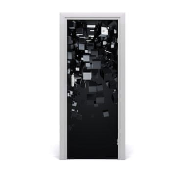 tulup.si Nalepka na vratih 3d abstrakcija