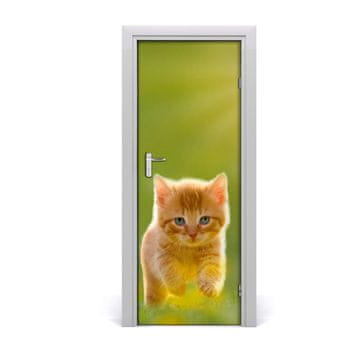 tulup.si Nalepka na vratih Red cat