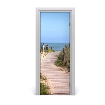tulup.si Samolepilni tapete na vratih Pot do plaže