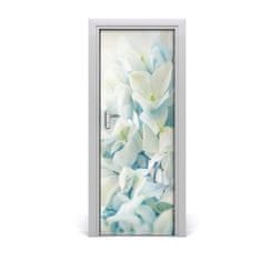 tulup.si Nalepka na vratih Hortenzije cvet 85x205 cm