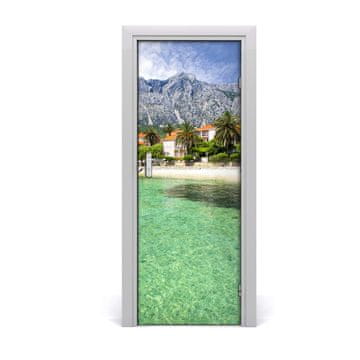 tulup.si Samolepilni tapete na vratih Plaža na hrvaškem