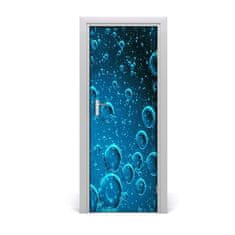 tulup.si Samolepilni tapete na vratih Mehurčki pod vodo 75x205 cm