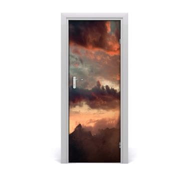 tulup.si Samolepilni tapete na vratih Sunset gora