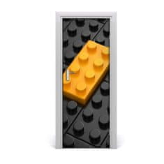 tulup.si Nalepka na vratih Lego opeke 75x205 cm