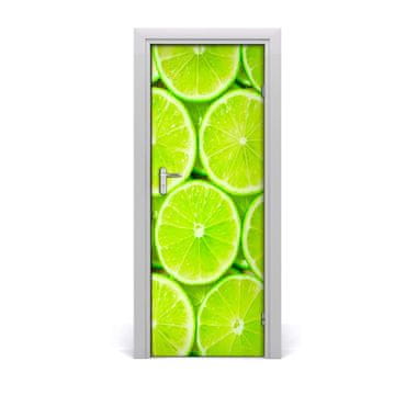tulup.si Samolepilni tapete na vratih Lime