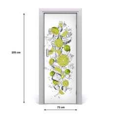 tulup.si Samolepilni tapete na vratih Limete 75x205 cm