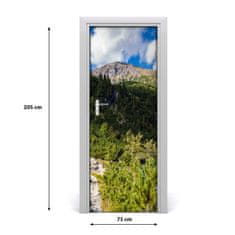 tulup.si Samolepilni tapete na vratih Marine oko tatry 75x205 cm