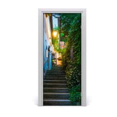 tulup.si Tapete na vratih Stara mestna stopnice 85x205 cm