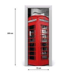 tulup.si Tapete na vratih Telefonska govorilnica 75x205 cm