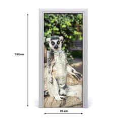 tulup.si Nalepka na vratih Lemur 85x205 cm