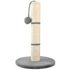 Northix Mačji steber za drevo, 45 cm - siv 
