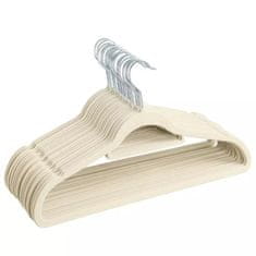 Severno Komplet velurnih obešalnikov 20 kosov.