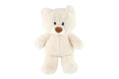 Teddies Medved sedi plišast 35cm bela