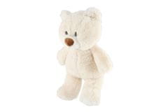 Teddies Medved sedi plišast 35cm bela