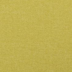 Vidaxl Stolček za noge zelen 78x56x32 cm blago