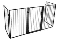 slomart KAMINER basic BK-2961 kovinska pregrada za kamin, črna