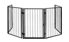 slomart KAMINER basic BK-2961 kovinska pregrada za kamin, črna