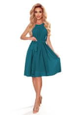 Numoco Ženska mini obleka Alizee morsko modra XL