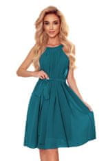 Numoco Ženska mini obleka Alizee morsko modra XL