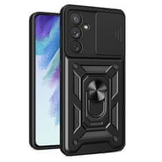 MG Hybrid Armor Camshield ovitek za Samsung Galaxy A54 5G, črna