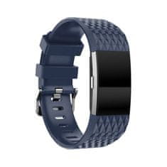 BStrap Silicone Diamond (Small) pašček za Fitbit Charge 2, dark blue