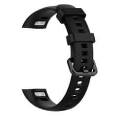 BStrap Silicone Line pašček za Honor Band 4, black