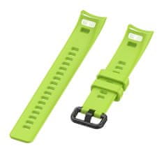 BStrap Silicone Line pašček za Honor Band 4, green