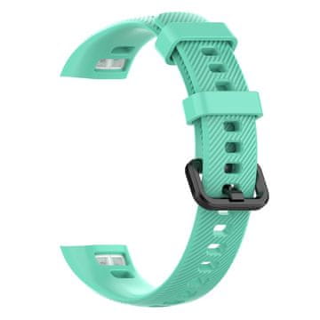 BStrap Silicone Line pašček za Honor Band 4, teal