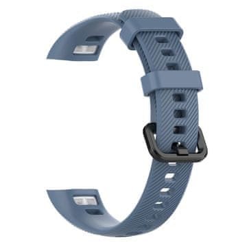 BStrap Silicone Line pašček za Honor Band 4, rock blue