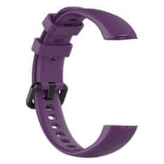 BStrap Silicone Line pašček za Honor Band 4, purple