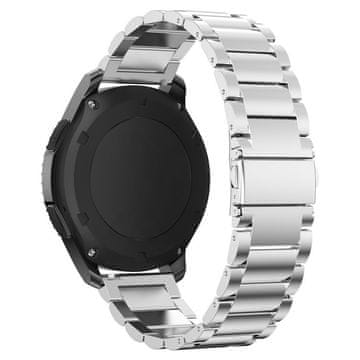BStrap Stainless Steel pašček za Huawei Watch 3 / 3 Pro, silver