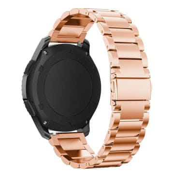BStrap Stainless Steel pašček za Huawei Watch 3 / 3 Pro, rose gold