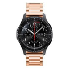 BStrap Stainless Steel pašček za Samsung Galaxy Watch 3 45mm, rose gold