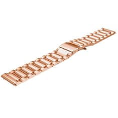 BStrap Stainless Steel pašček za Samsung Galaxy Watch 3 45mm, rose gold