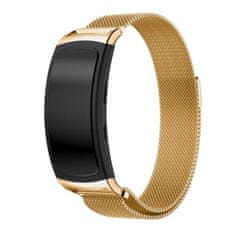 BStrap Milanese pašček za Samsung Gear Fit 2, gold