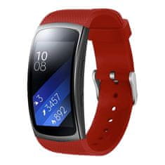 BStrap Silicone Land pašček za Samsung Gear Fit 2, red