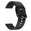 BStrap Silicone pašček za Samsung Galaxy Watch Active 2 40/44mm, black