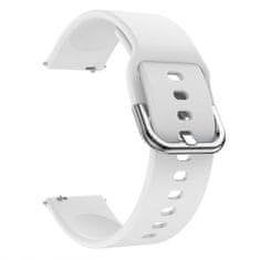 BStrap Silicone pašček za Samsung Galaxy Watch Active 2 40/44mm, white