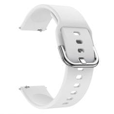 BStrap Silicone v2 pašček za Samsung Galaxy Watch 42mm, white