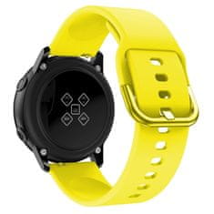 BStrap Silicone pašček za Samsung Galaxy Watch Active 2 40/44mm, yellow